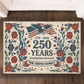 250th Anniversary Eagle Semiquincentennial Patriotic Decor - Personalized Doormat