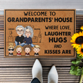 Welcome To Grandparents' House - Personalized Doormat