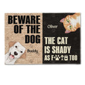 Beware Of The Dogs  - Personalized Doormat