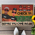 Check Ya Vibe Before You Come Inside - Personalized Doormat