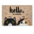 Father's Day Gifts, Hello - Personalized Doormat