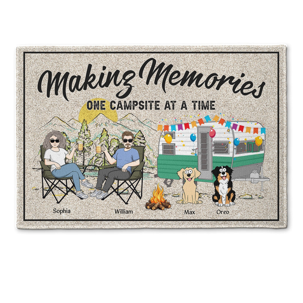 Home Is Where We Park It - Personalized Doormat