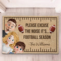 It's Football Season - Personalized Doormat