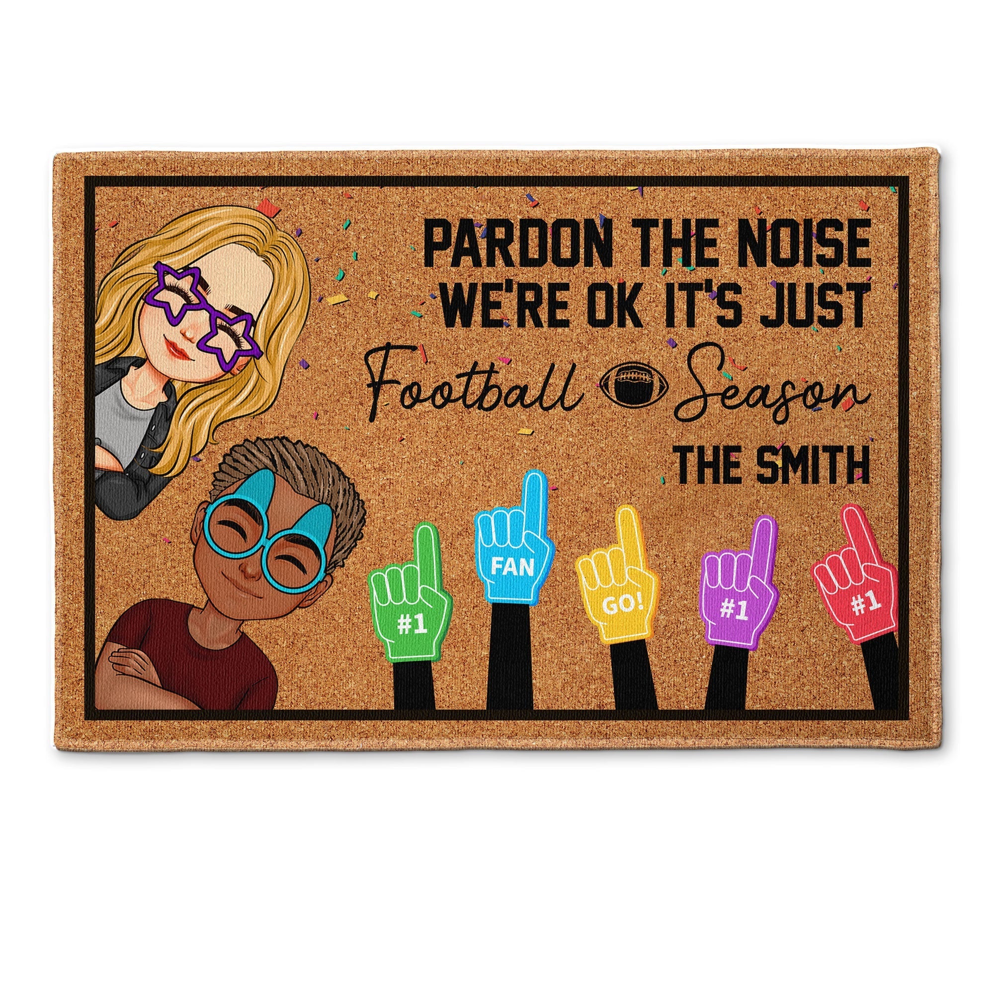 Pardon The Noise - Personalized Doormat