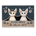 Father's Day Gifts, Please Knock The Pets Are Naked - Personalized Doormat