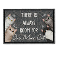 There Is Always Room For One More Cat - Personalized Doormat